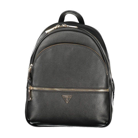 Guess Jeans Black Polyurethane Women Backpack