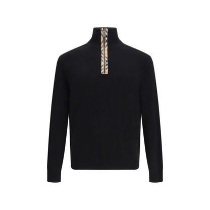 Burberry Black Wool Sweatshirt
