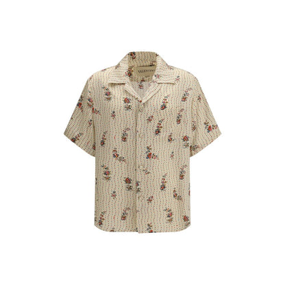 Valentino Multicolor Silk Pattern Shirt