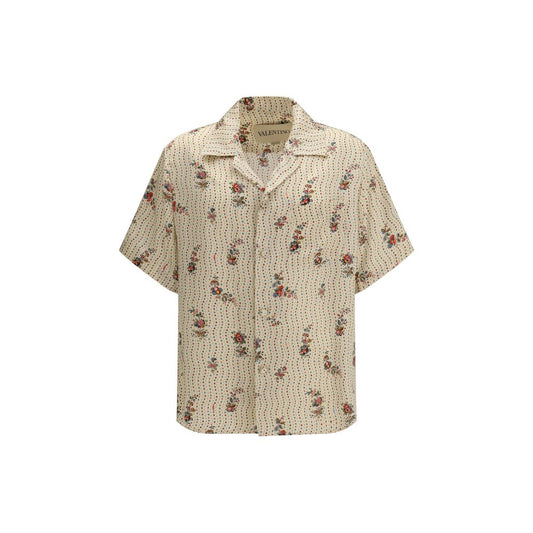 Valentino Multicolor Silk Pattern Shirt