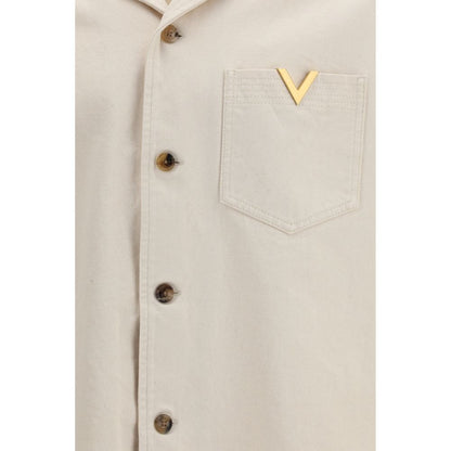 Valentino Beige Denim Shirt