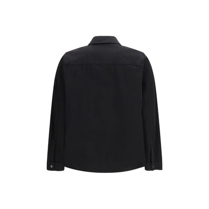 Stone Island Black Cotton Jackets And Coat