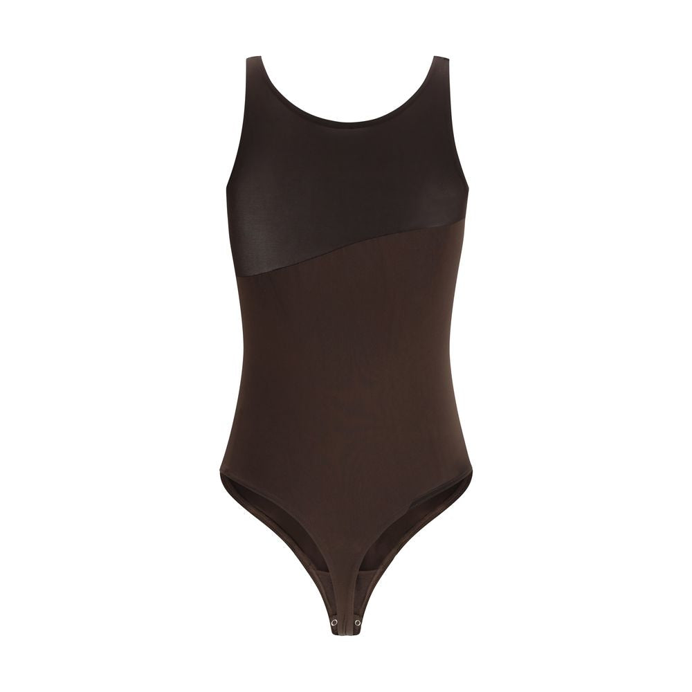 Wolford Brown Polyamide Bodysuit