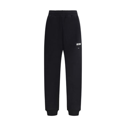 Moschino Black Cotton Casual Pants