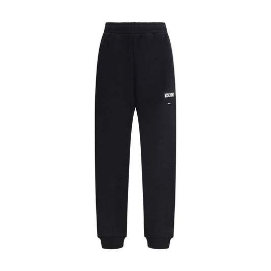 Moschino Black Cotton Casual Pants