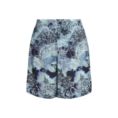 Off-White Multicolor Viscose Shorts