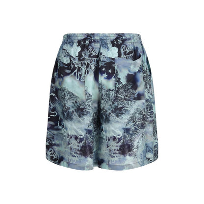 Off-White Multicolor Viscose Shorts