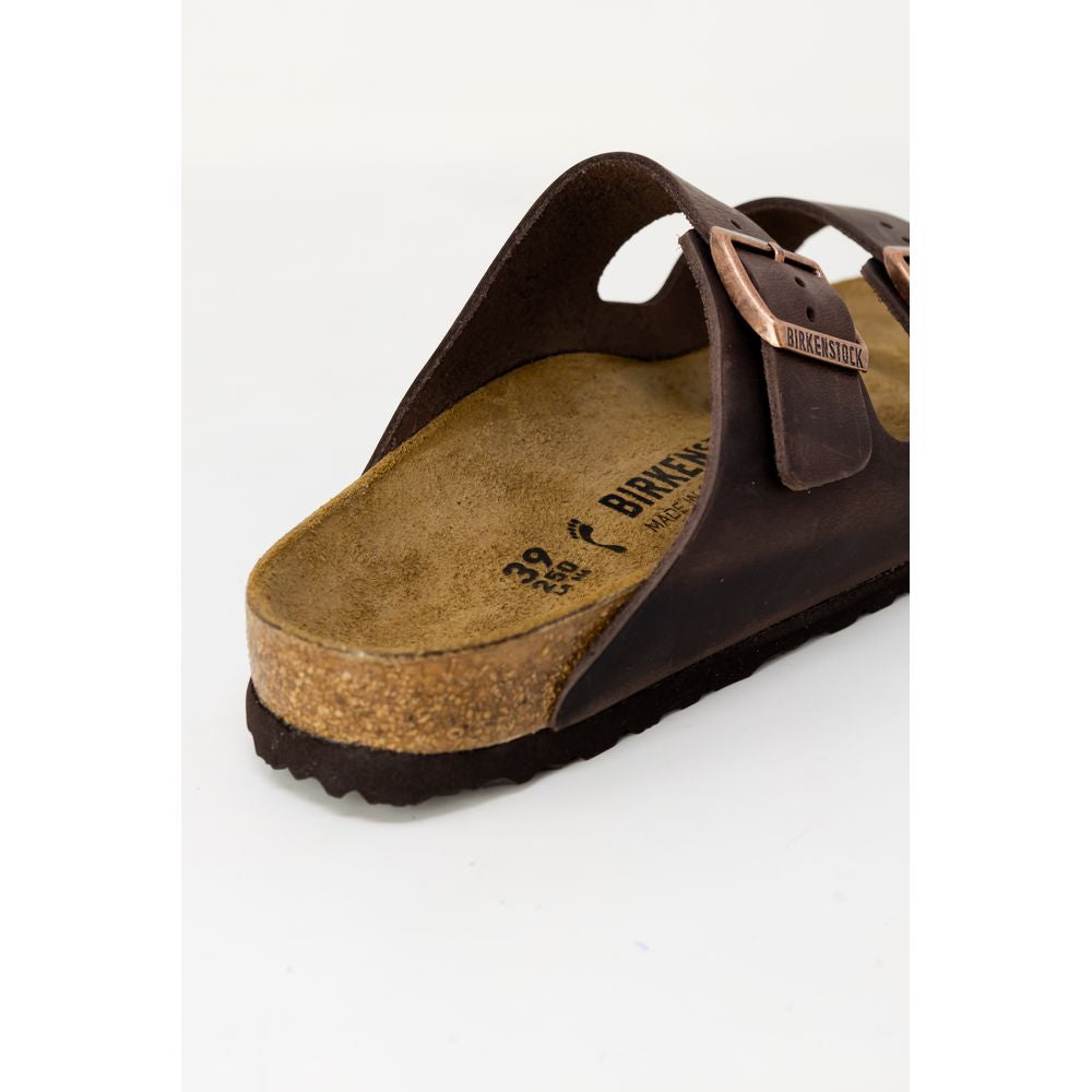 Birkenstock Brown Synthetic Slippers