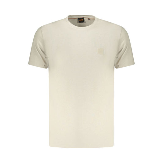 Hugo Boss Beige Cotton Men's Sweatshirt