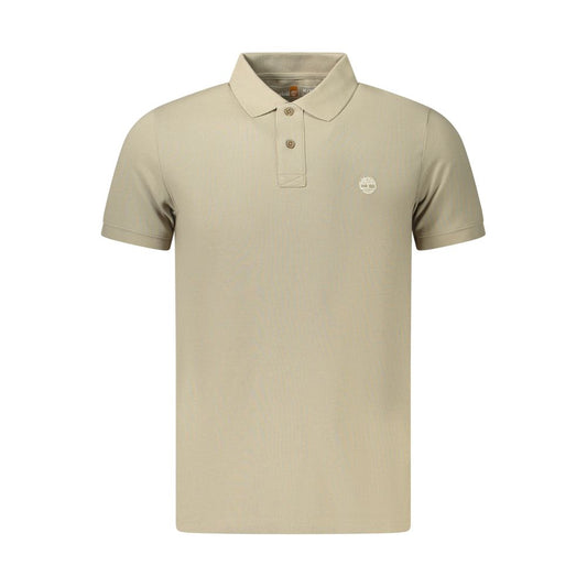 Timberland Beige Cotton Men Polo