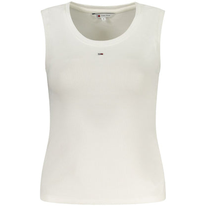 Tommy Hilfiger Bianco Cotton Women Tank Top
