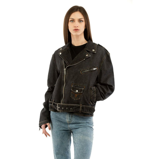 Moschino Multicolor Cotton Denim Jacket