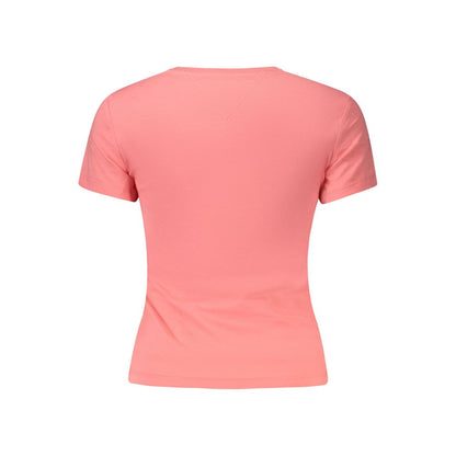 Tommy Hilfiger Rosa Cotton Women T-Shirt