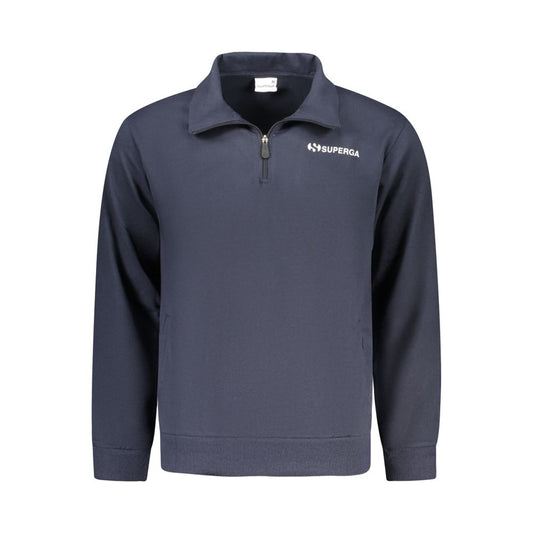 Superga Blue Cotton Sweatshirt