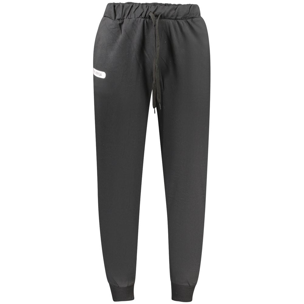 Superga Black Cotton Athletic Pants