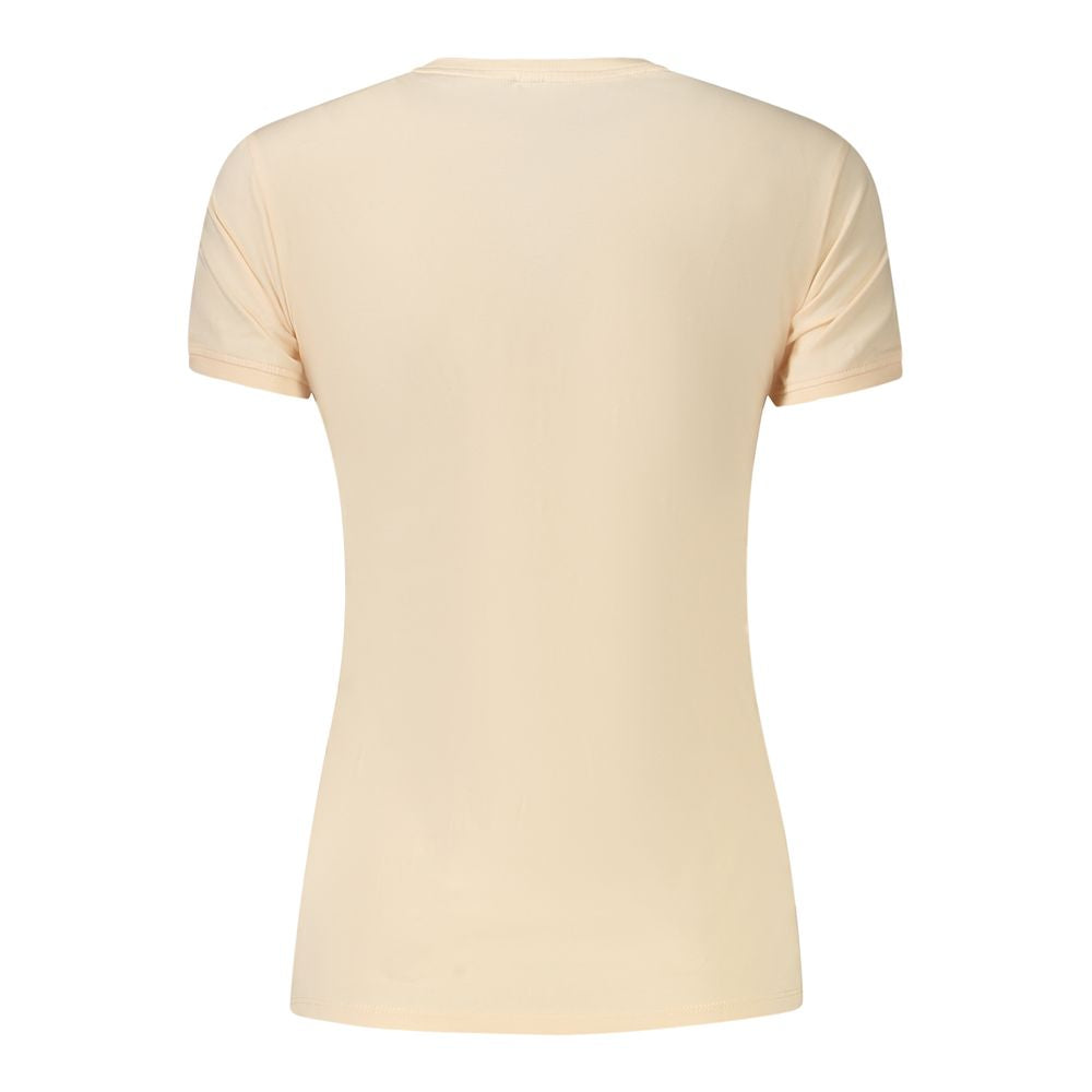 Guess Jeans Pink Cotton T-Shirt