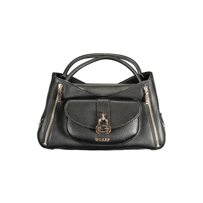 Guess Jeans Nero Poliuretano Women Handbag