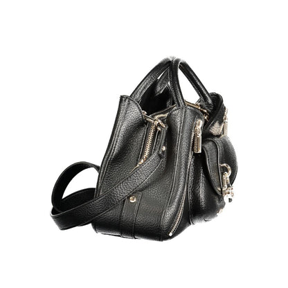 Guess Jeans Nero Poliuretano Women Handbag