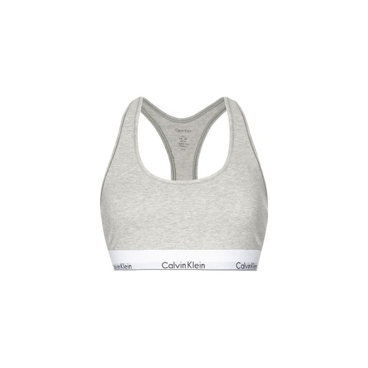 Grå Calvin Klein Underwear bh i bomuld, modal og elastan