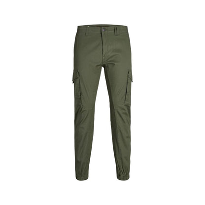 Jack Jones Green Cotton Skinny Pants