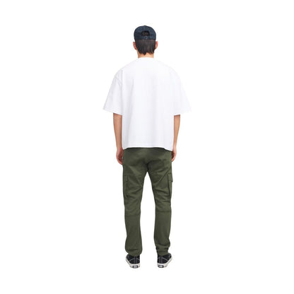 Jack Jones Green Cotton Skinny Pants