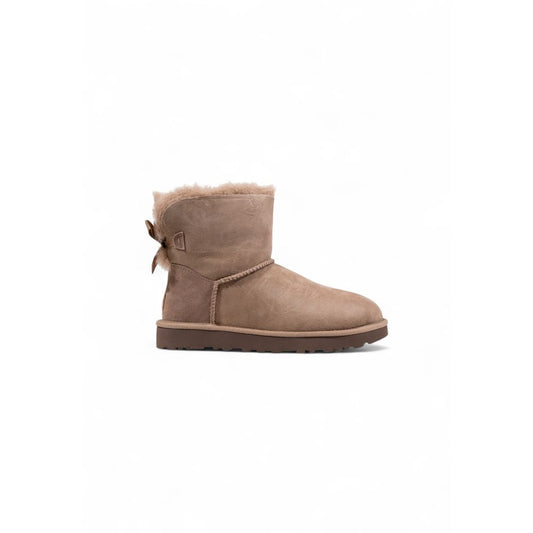 UGG Brown Suede Leather Ankle Boots