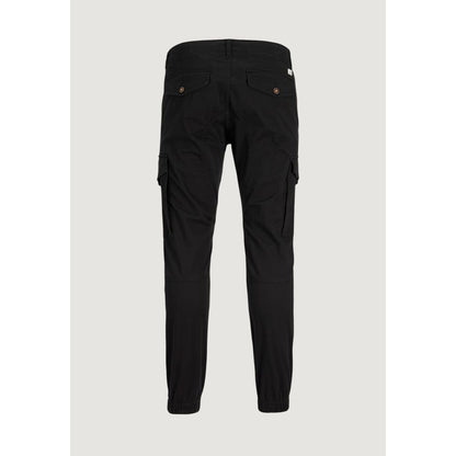 Jack Jones Black Cotton Skinny Pants