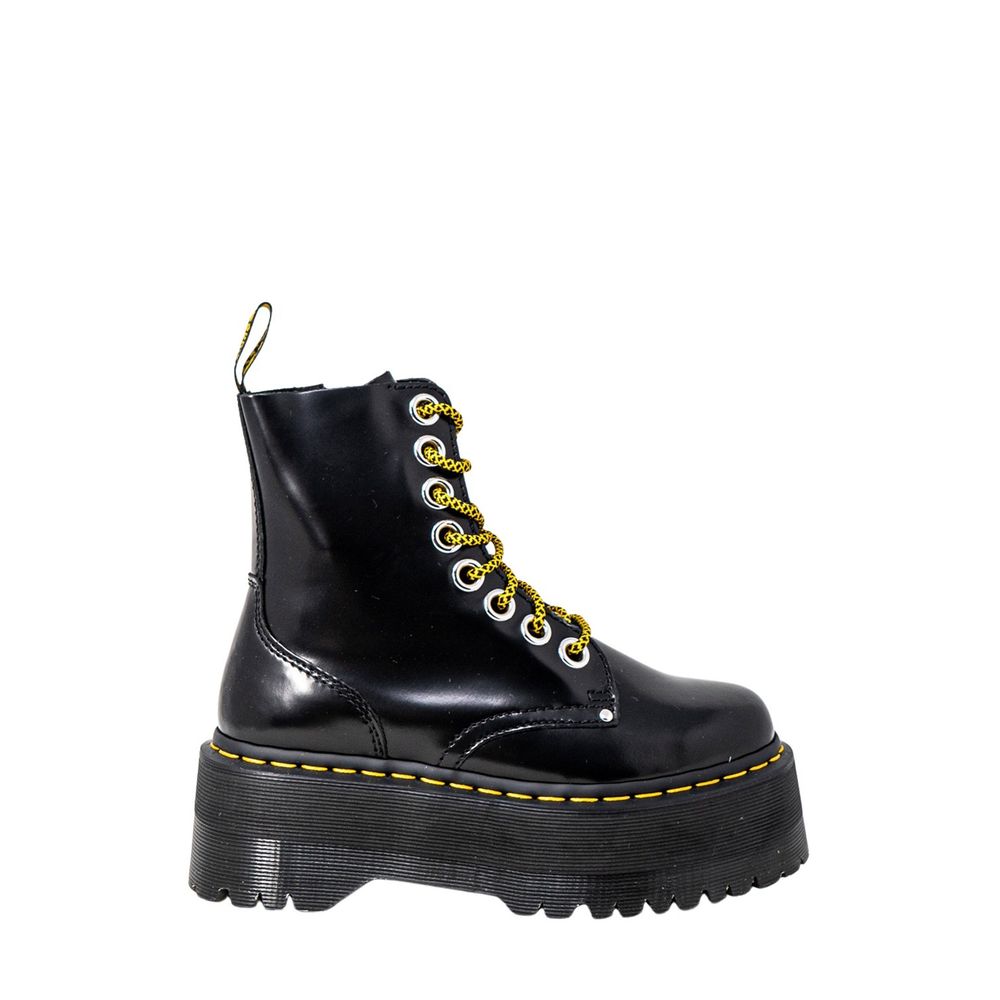 Dr. Martens Black Leather Lace-Up Boots