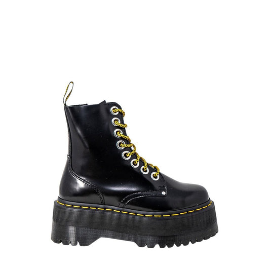 Dr. Martens Black Leather Lace-Up Boots