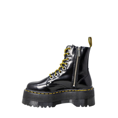 Dr. Martens Black Leather Lace-Up Boots