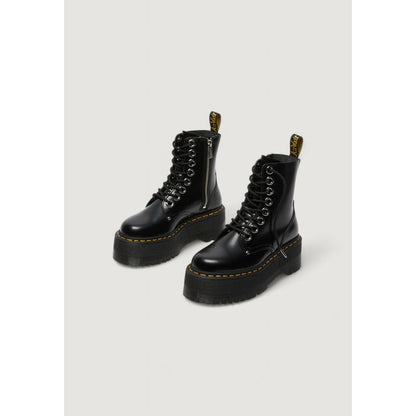 Dr. Martens Black Leather Lace-Up Boots