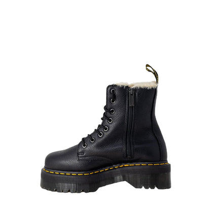 Dr. Martens Black Leather Lace-Up Boots