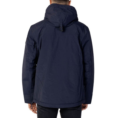 Blå Napapijri RAINFOREST POCKET 2 shelljakke i polyester