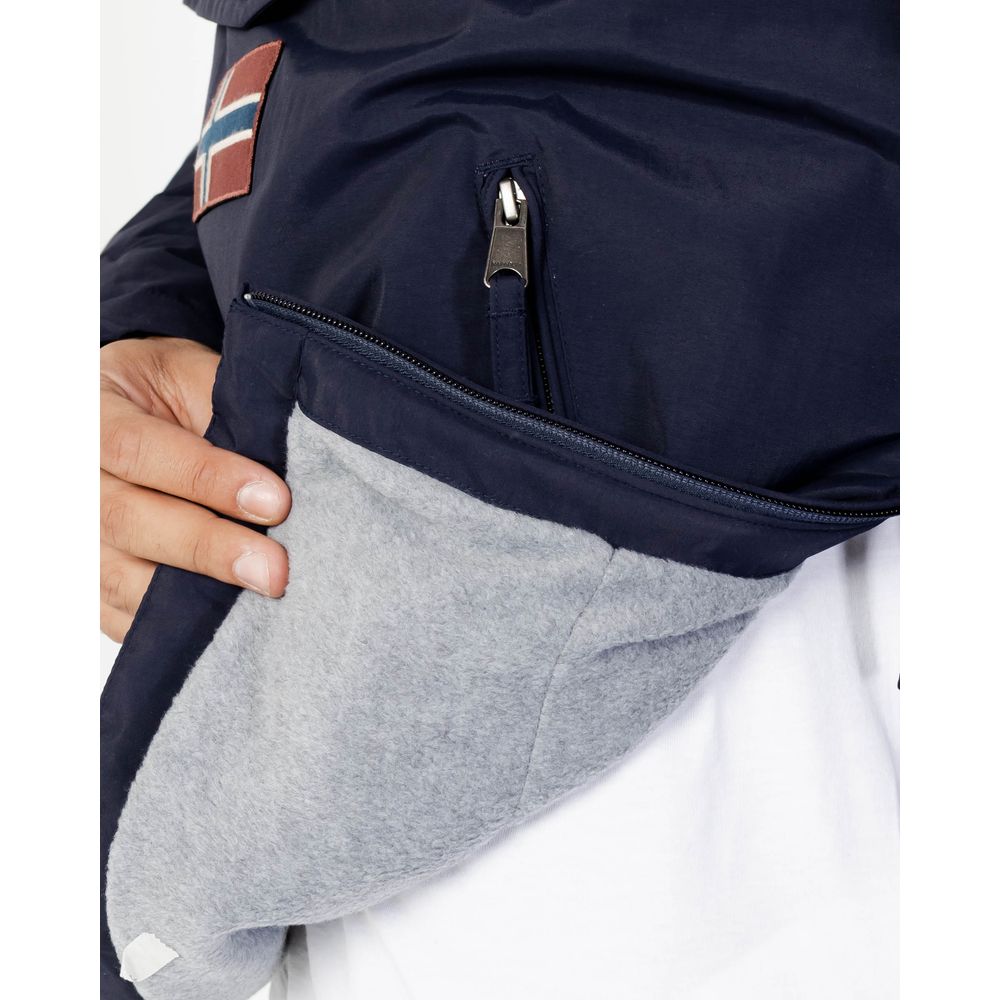 Blå Napapijri RAINFOREST POCKET 2 shelljakke i polyester