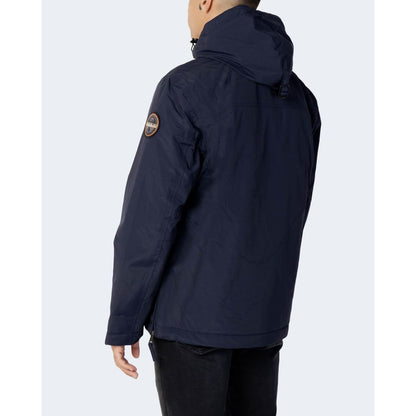 Blå Napapijri RAINFOREST POCKET 2 shelljakke i polyester