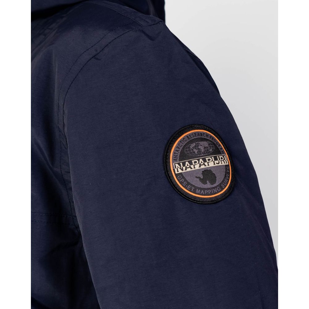 Blå Napapijri RAINFOREST POCKET 2 shelljakke i polyester