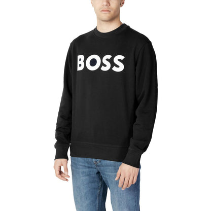 Hugo Boss Black Cotton Sweatshirt
