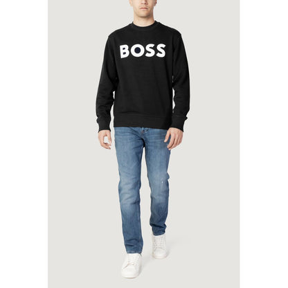 Hugo Boss Black Cotton Sweatshirt