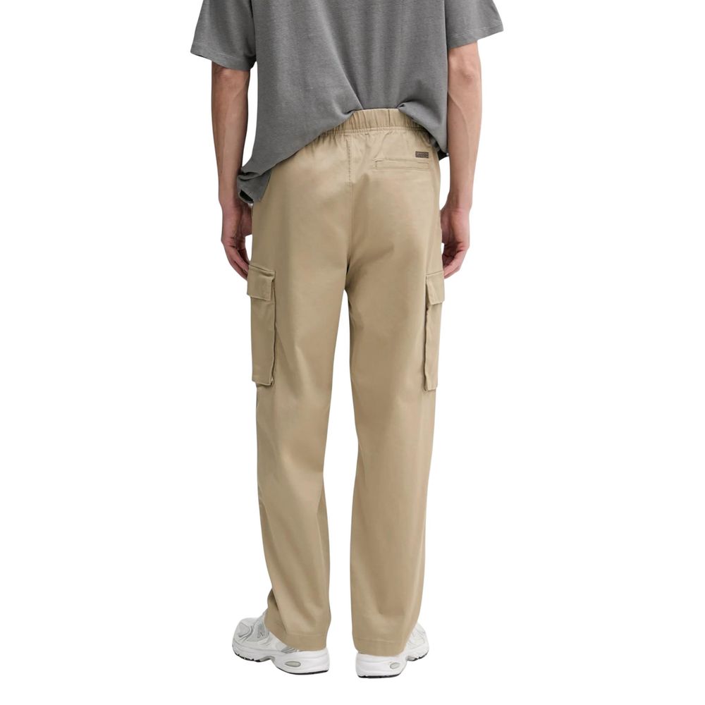 Calvin Klein Jeans Beige Cotton Cargo Pants