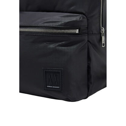 Armani Exchange Black Polyamide Backpack