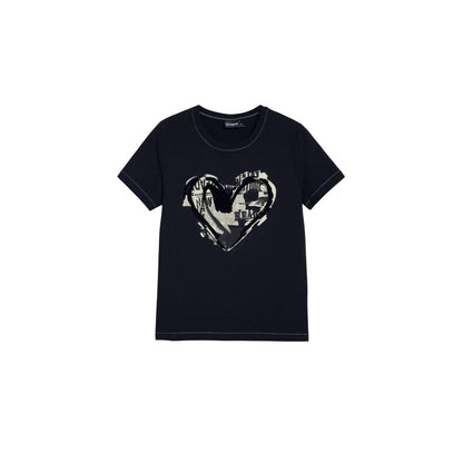 Desigual Black Cotton T-Shirt