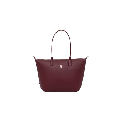 Tommy Hilfiger Bordeaux Recycled Polyester Handbag