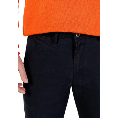 Borghese Blue Cotton Skinny Pants