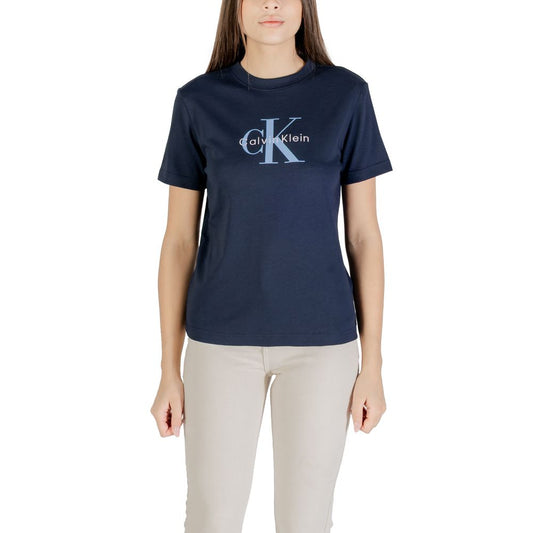 Calvin Klein Jeans Blue Cotton T-Shirt