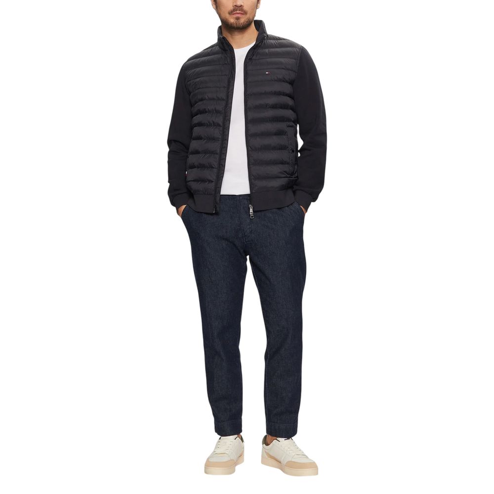 Tommy Hilfiger Blue Recycled Cotton Jackets And Coat