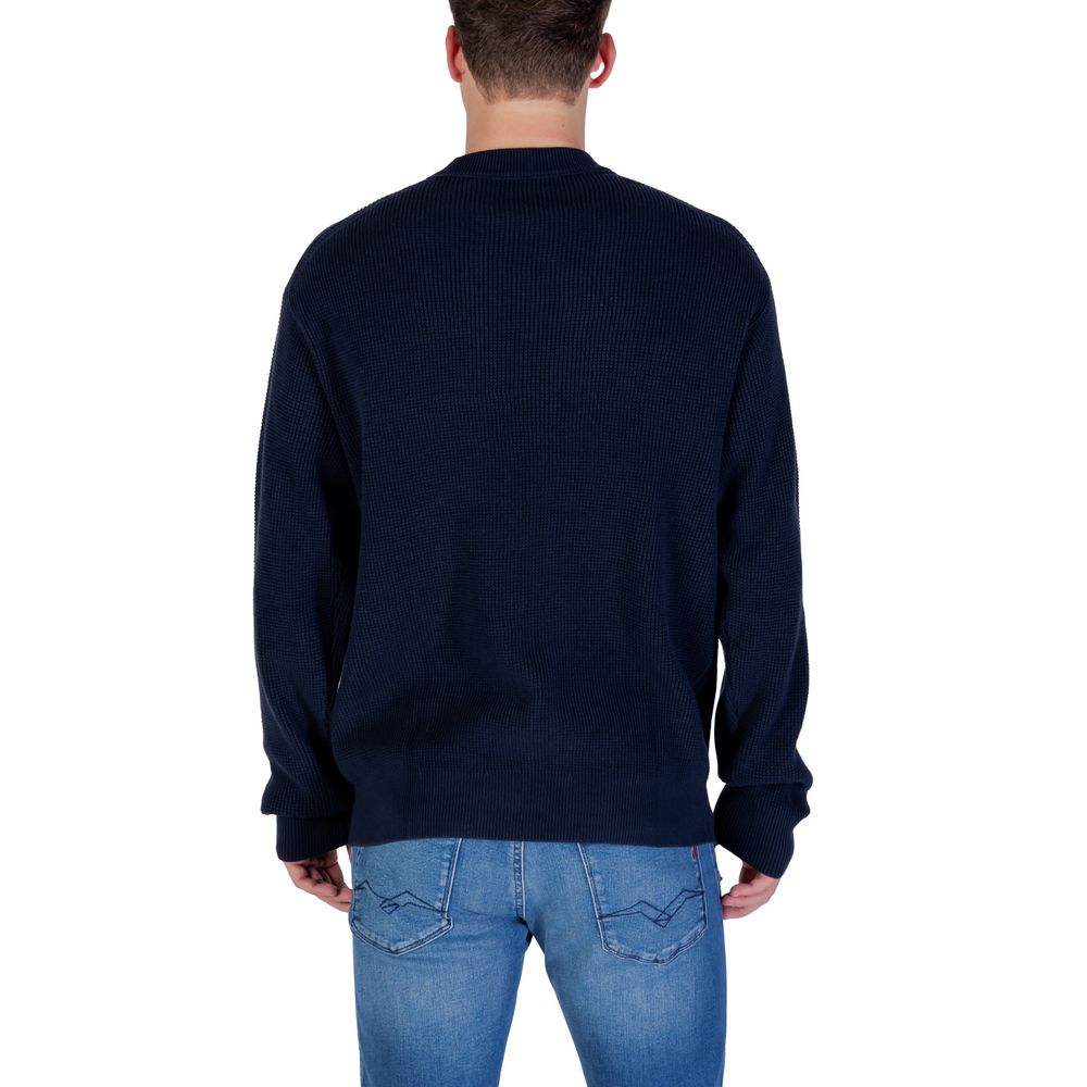 Calvin Klein Jeans Blue Cotton Sweatshirt