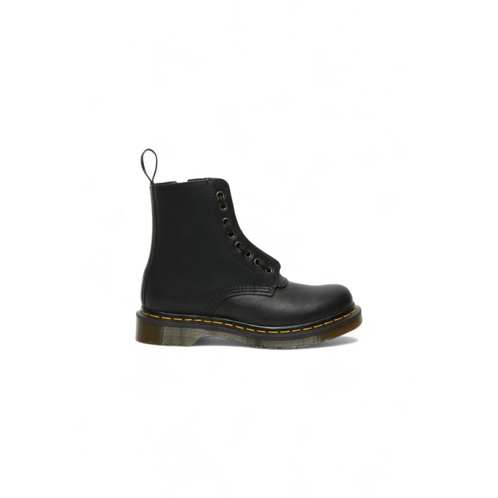 Dr. Martens Black Leather Lace-Up Boots