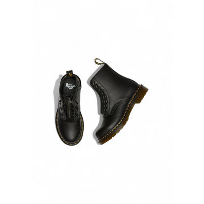 Dr. Martens Black Leather Lace-Up Boots