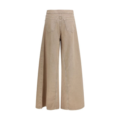 PINKO Beige Cotton Jeans Denim