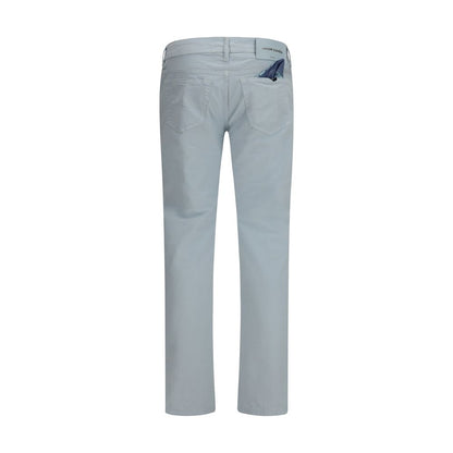 Jacob Cohen Blue Cotton Pants